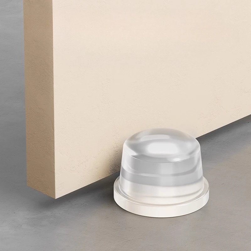 Door Stopper Heavy - Heavy-Duty Household Multi-Scene 1-8Pcs Transparent Silicone
