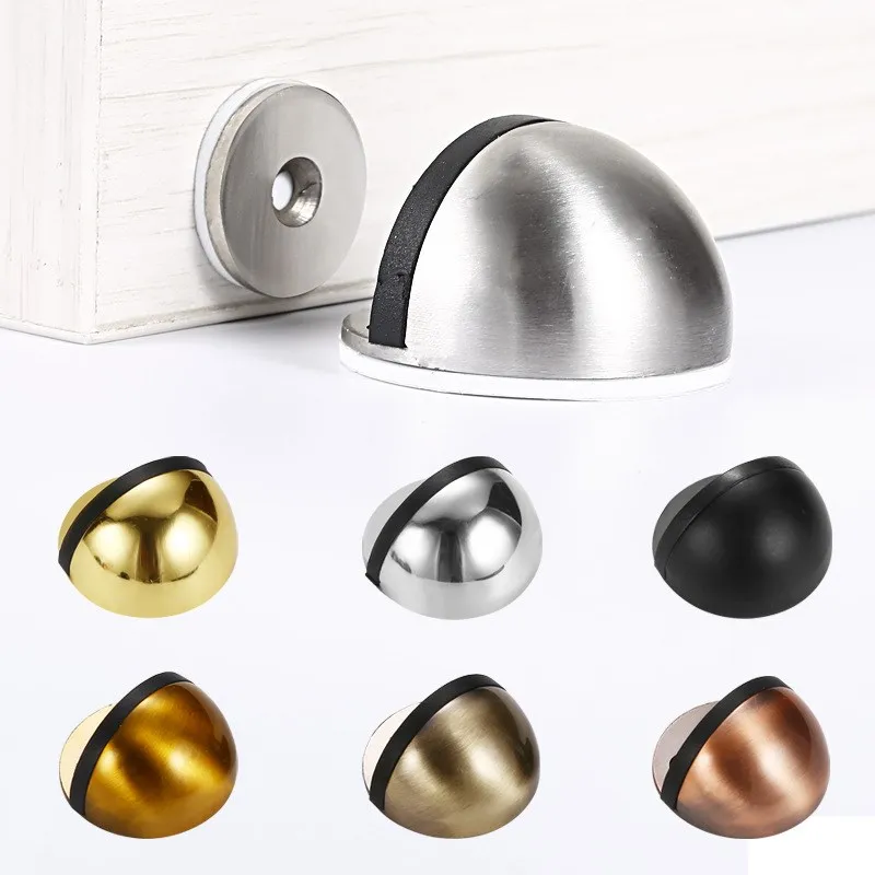 Door Stopper Heavy - Stainless Steel Rubber Magnetic Door Stopper