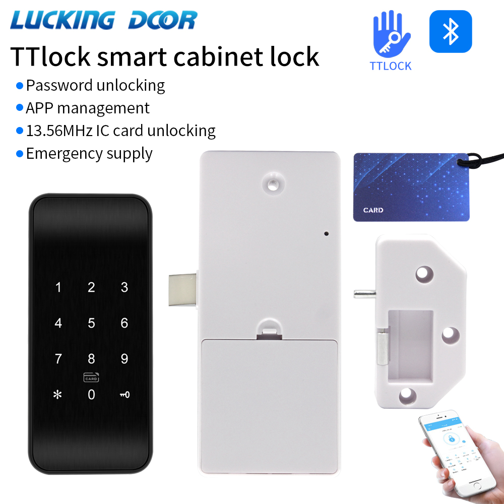 Furniture Interlocking Hardware - TTLOCK 13.56Mhz Fingerprint Drawer Lock Furniture