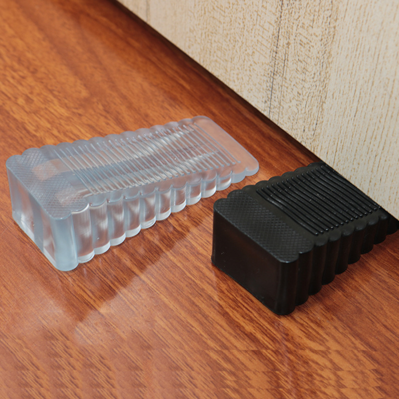 Door Stopper Heavy - Rubber Door Stopper Movable No Drill