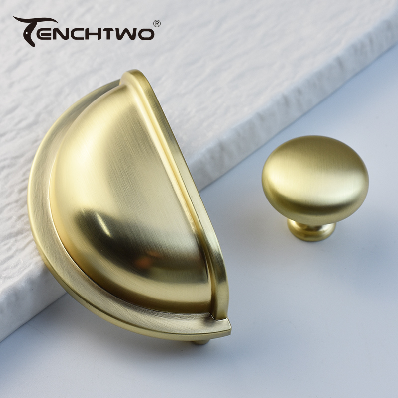 Brushed Brass Furniture Handle - Furniture Rotating Hardware 评论和价格