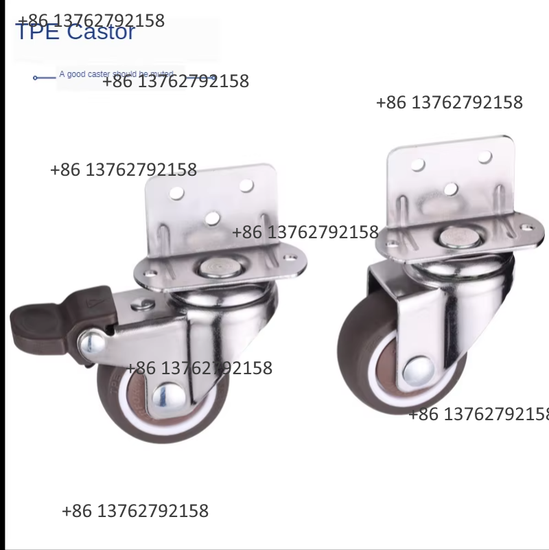 4Pcs Soft Rubber Quiet Swivel  - Furniture Hardware For Bed 评论和价格