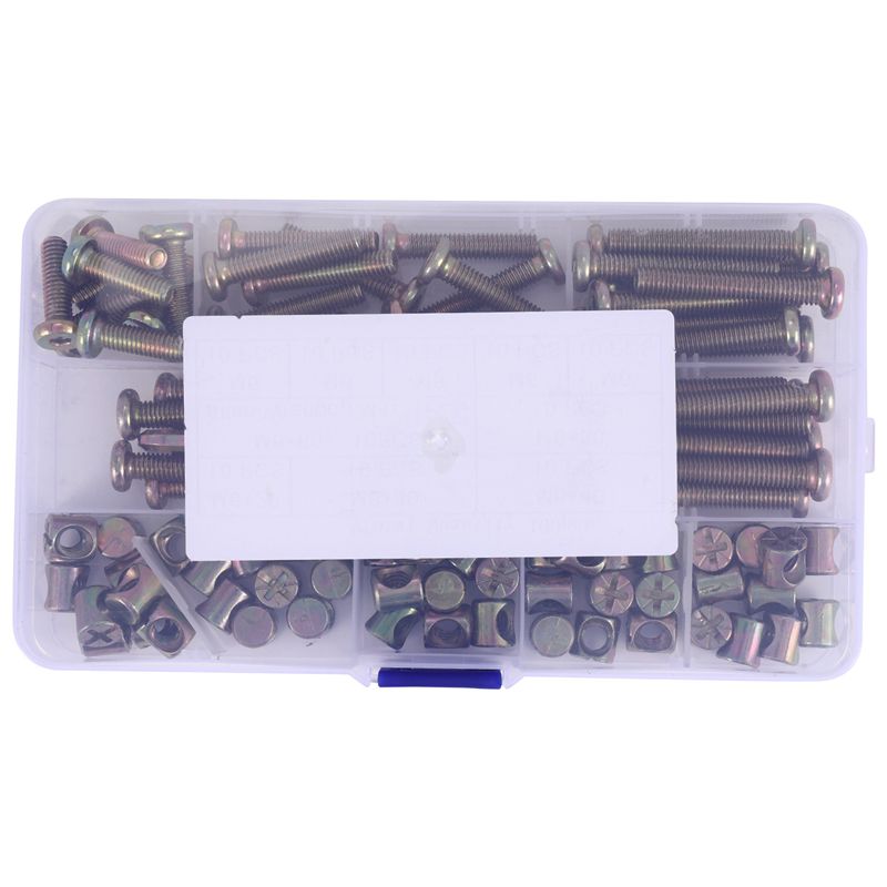 DT17 Baby Bed Screws Bolts Kit - Furniture Hardware Barrel Nut 评论和价格
