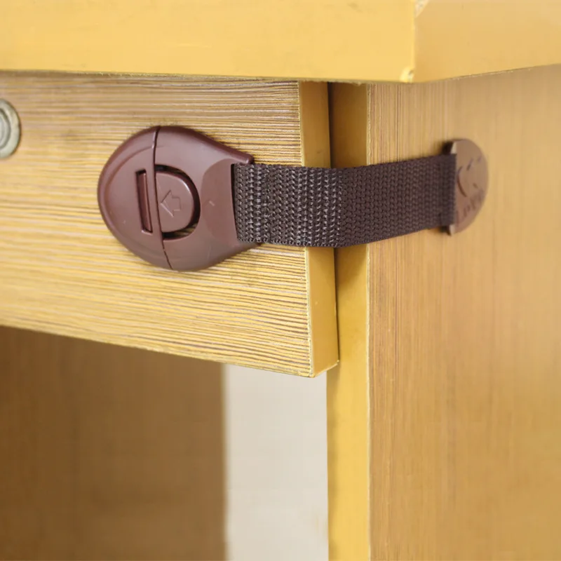 5pcs/lot Brown Cabinet Safety  - Furniture Interlocking Hardware 评论和价格