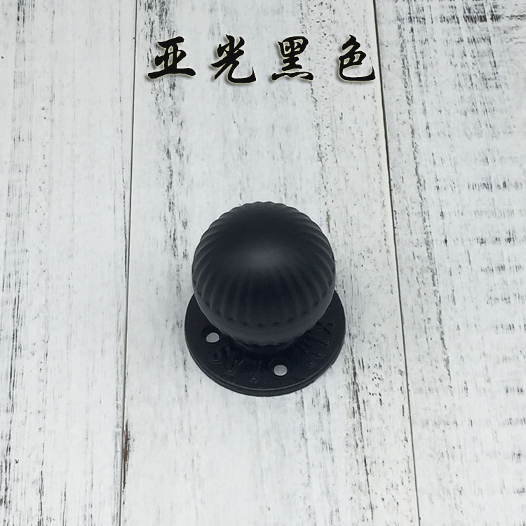 Round Ball Vintage Iron Wooden - Cabinet Knob Round 评论和价格
