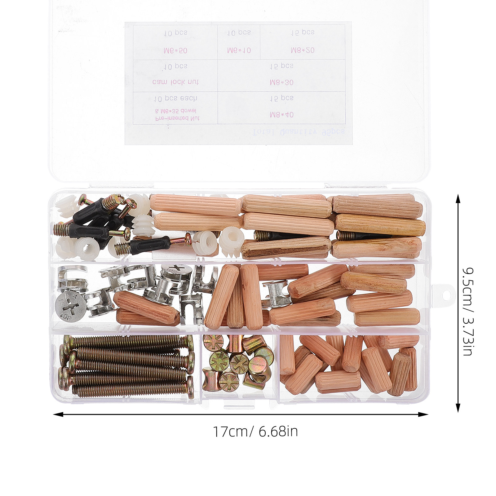 95Pcs Furniture Hardware Repla - Furniture Hardware Barrel Nut 评论和价格