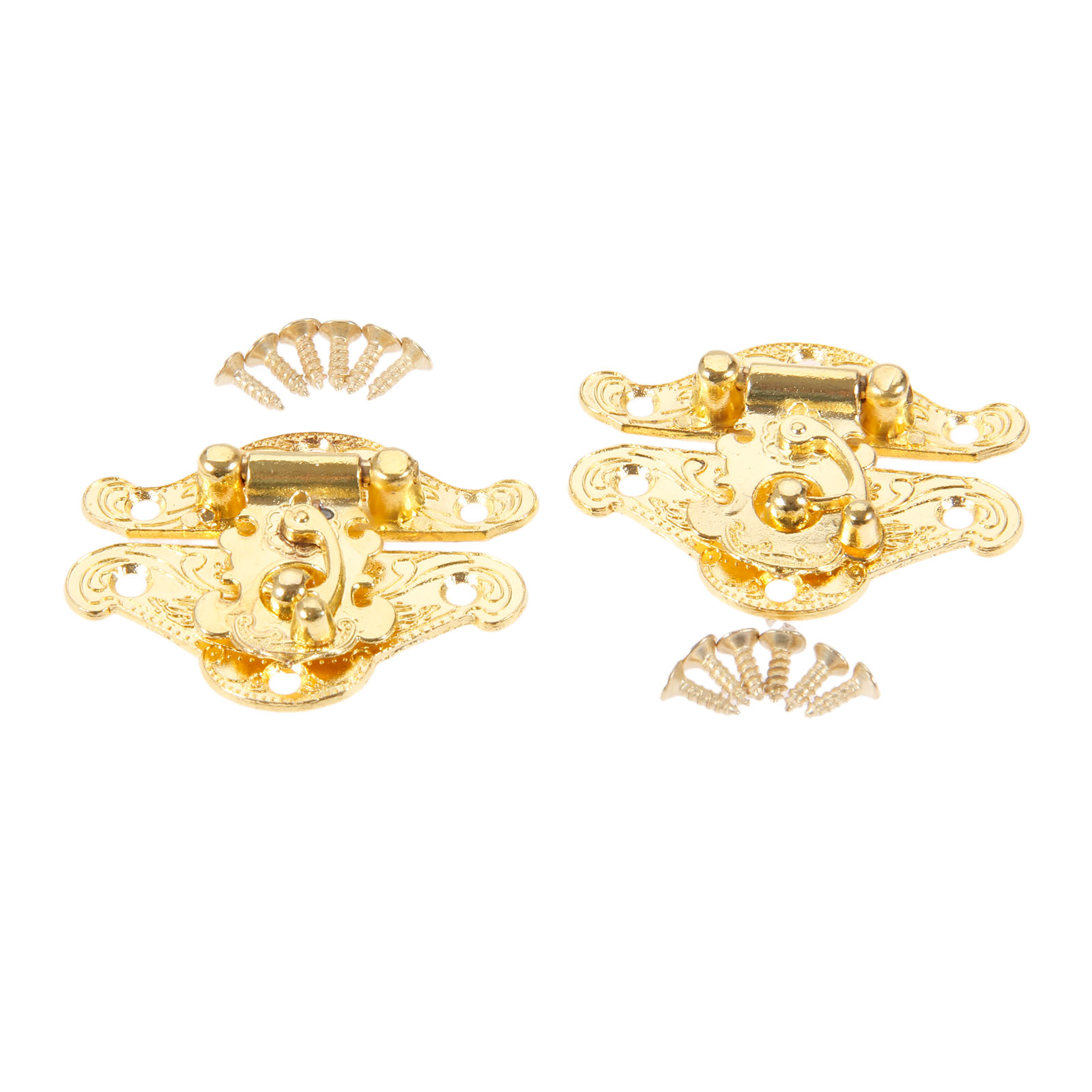 DRELD 2Pcs Antique Gold Box La - Furniture Interlocking Hardware 评论和价格