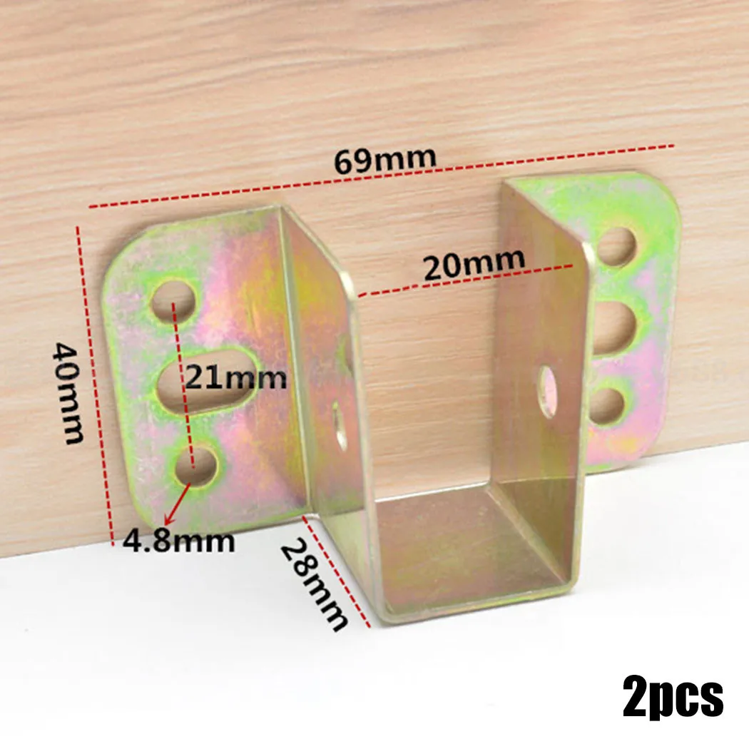 2pcs U Shaped Metal Bed Bracke - Furniture Interlocking Hardware 评论和价格