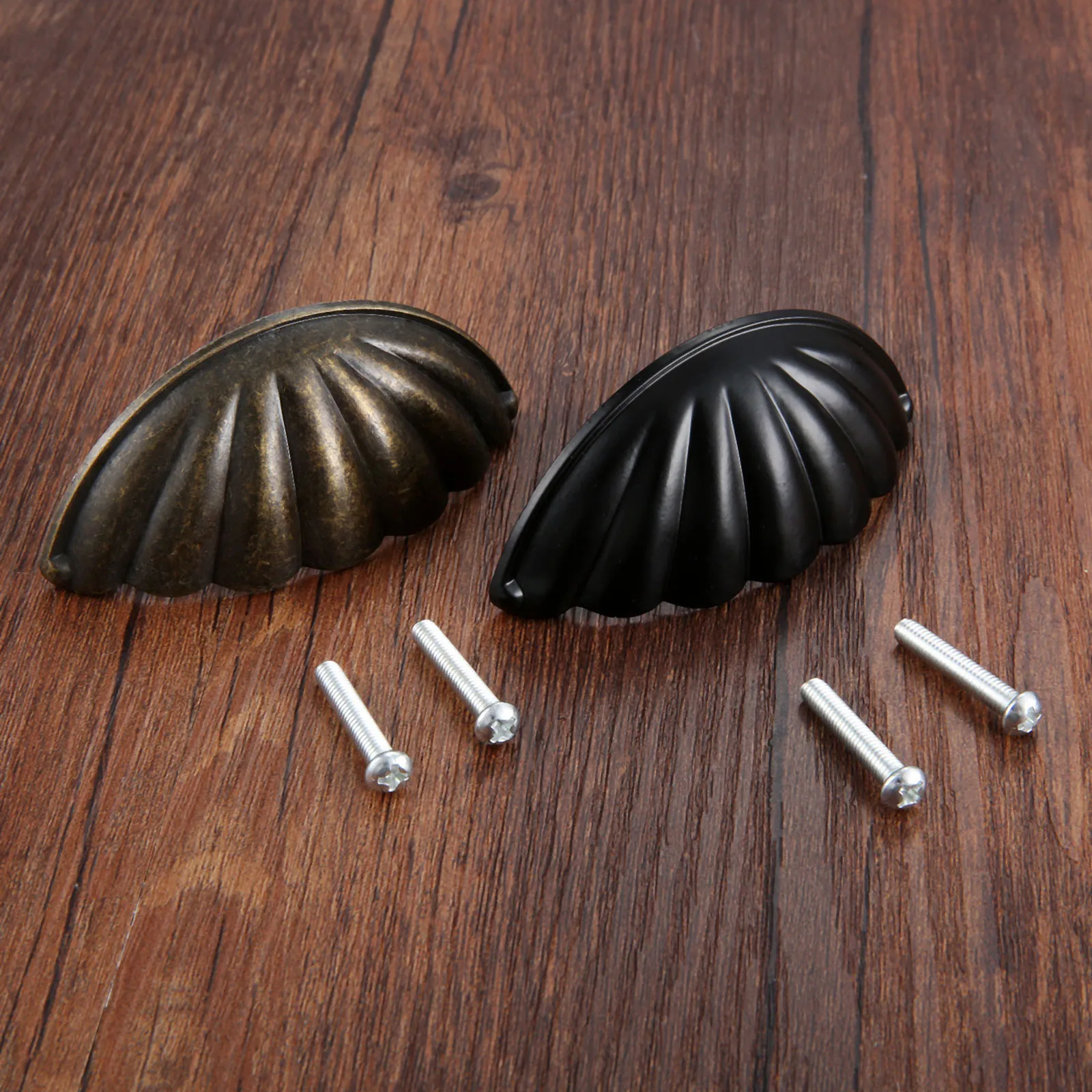 1pc Alloy Shell Shape Handle S - Furniture Rotating Hardware 评论和价格