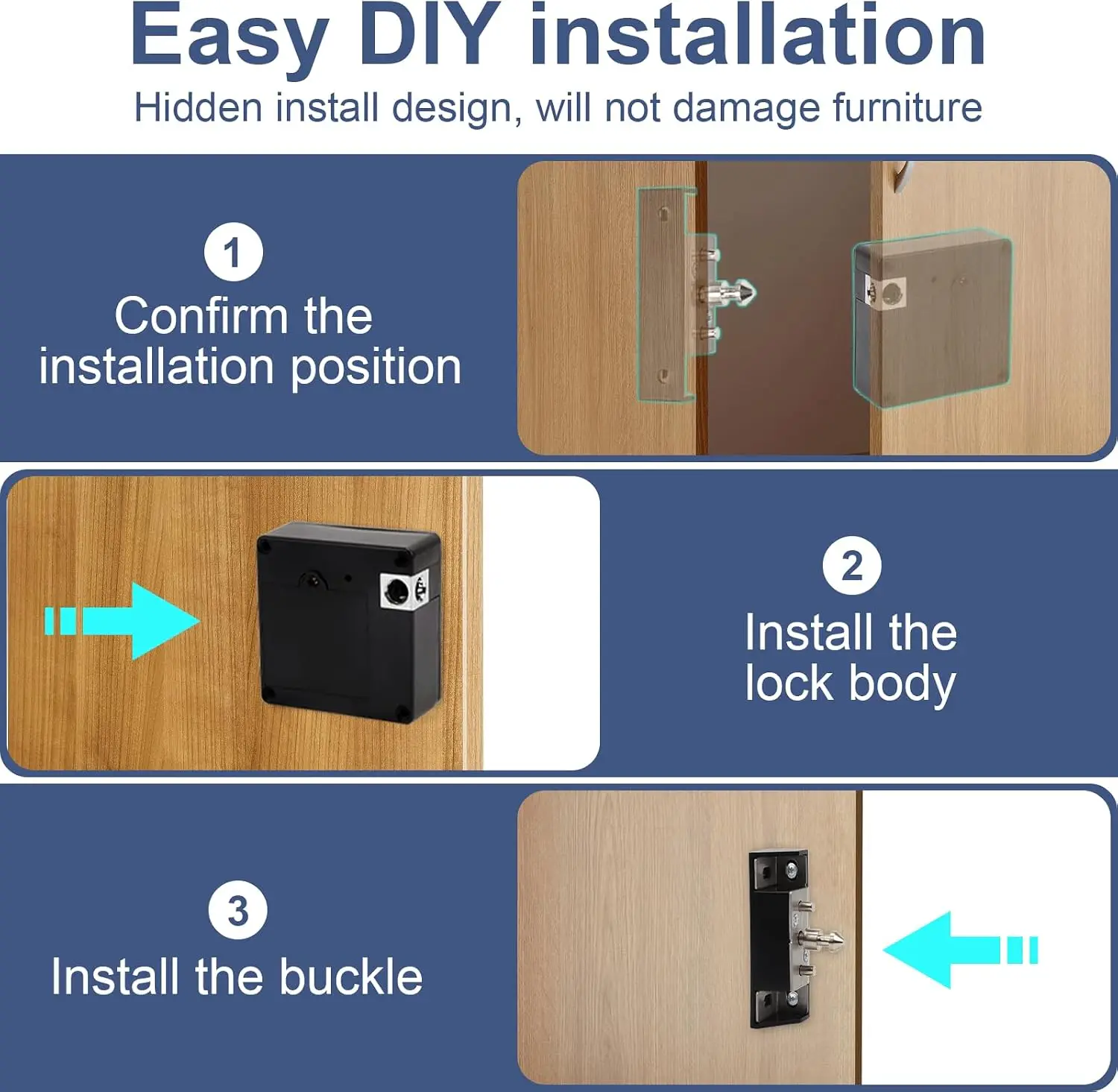 Mobile phone NFC smart locker  - Furniture Interlocking Hardware 评论和价格