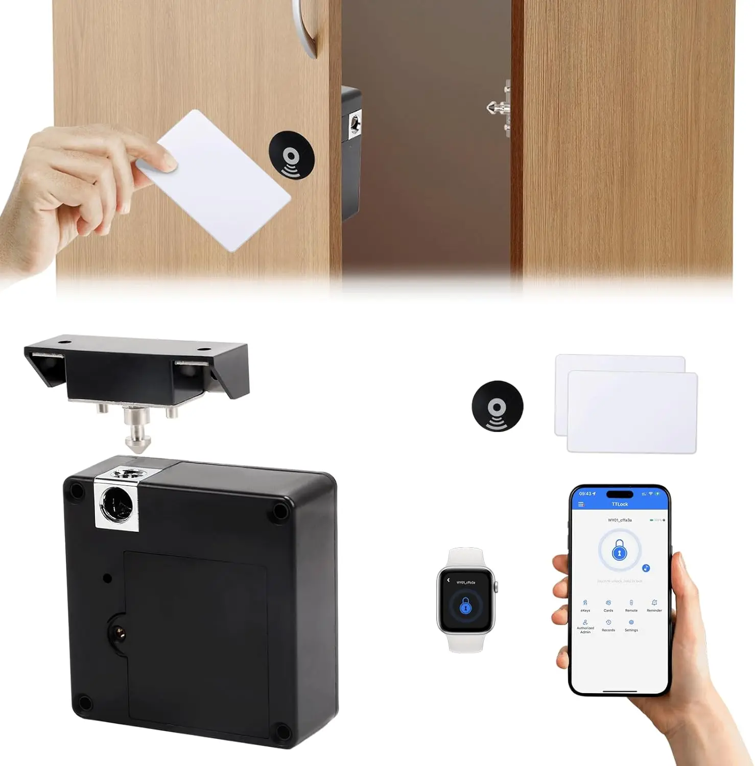 Mobile phone NFC smart locker  - Furniture Interlocking Hardware 评论和价格