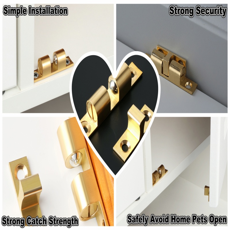 3/6pcs Cabinet Closet Door Bal - Furniture Interlocking Hardware 评论和价格