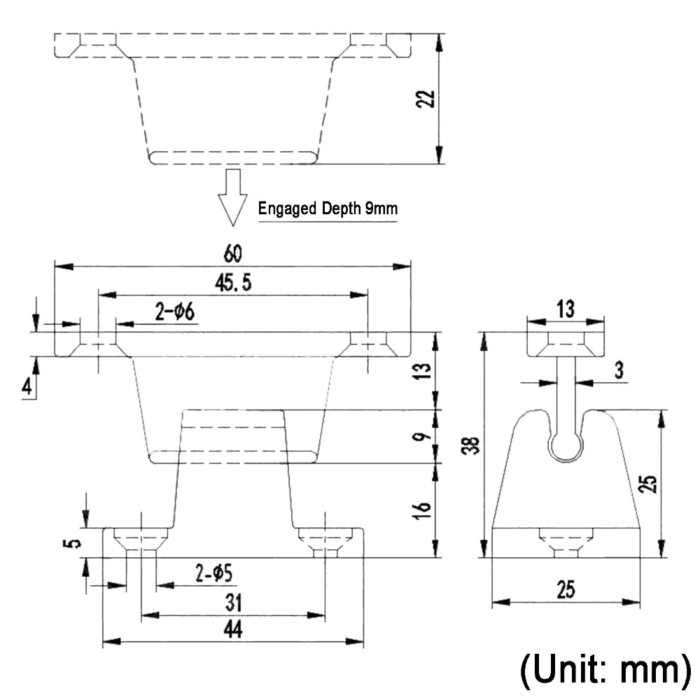2 Sets Resile Nylon Caravan Do - Door Stopper Heavy 评论和价格