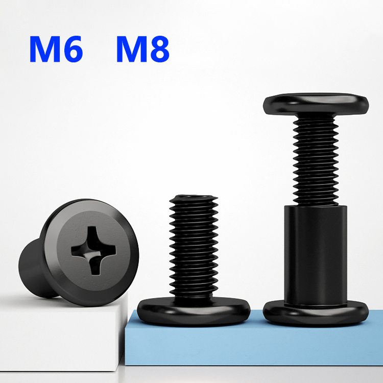Yiqianyuan Black Carbon Steel  - Furniture Hardware Barrel Nut 评论和价格
