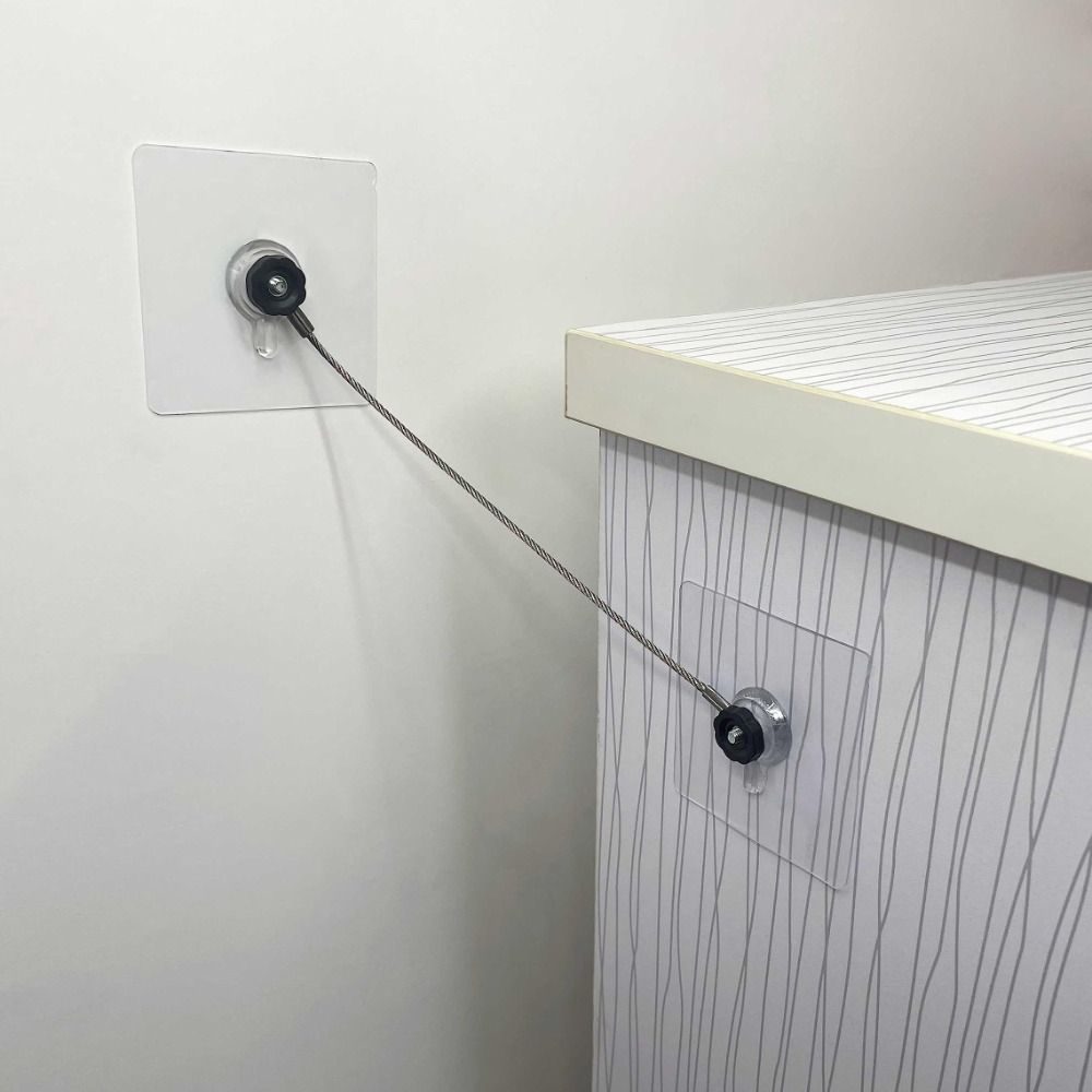 6PACK Anti Tip Furniture Strap - Furniture Interlocking Hardware 评论和价格