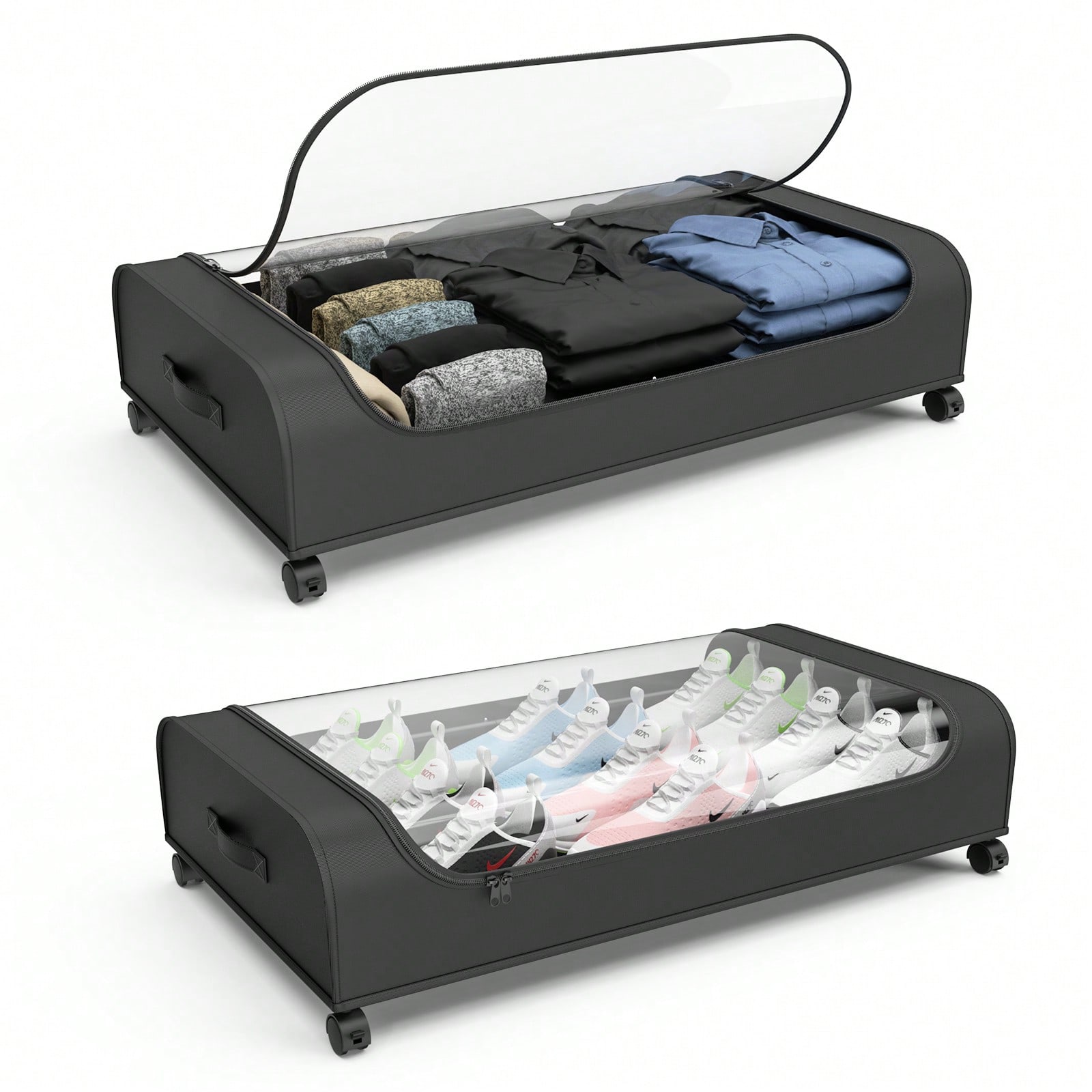 Underbed Storage Organizer Wit - Furniture Hardware For Bed 评论和价格