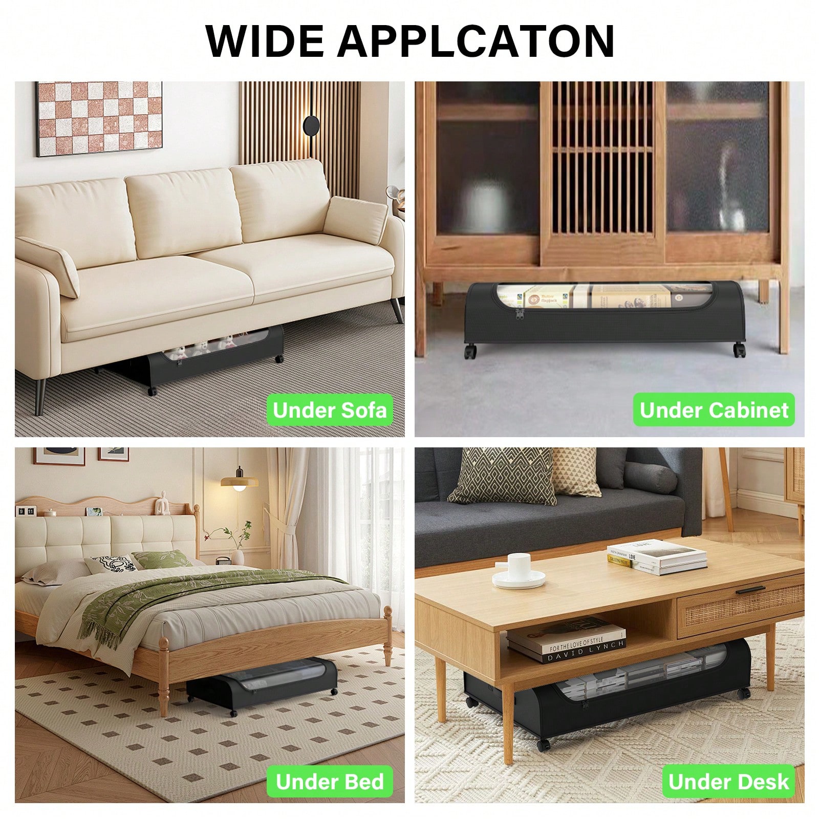 Underbed Storage Organizer Wit - Furniture Hardware For Bed 评论和价格