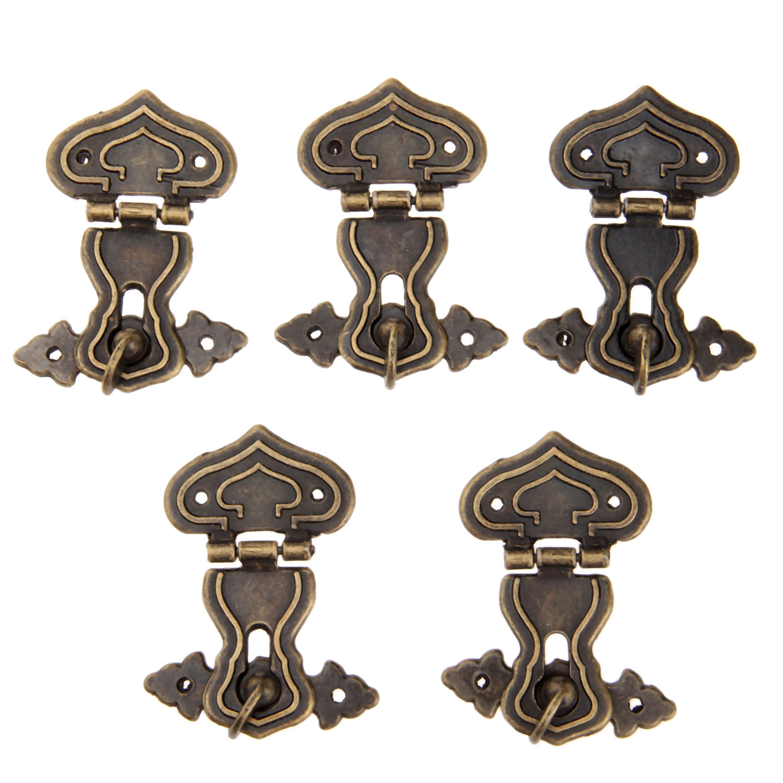 5Pcs 63x47mm Antique Metal Loc - Furniture Interlocking Hardware 评论和价格