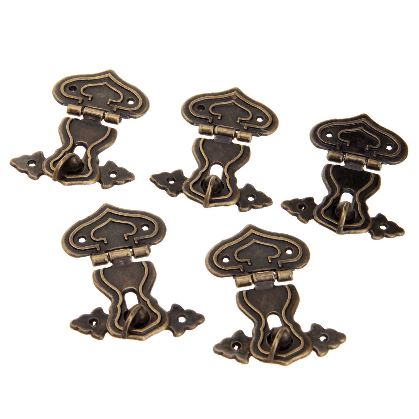 5Pcs 63x47mm Antique Metal Loc - Furniture Interlocking Hardware 评论和价格