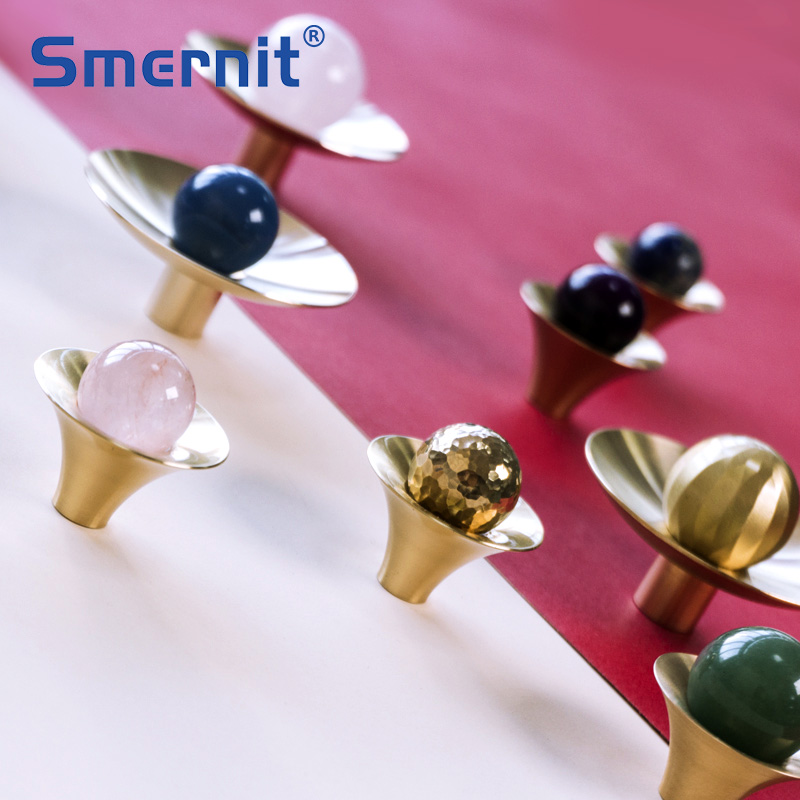 Round Crystal Brass Furniture  - Cabinet Knob Round 评论和价格