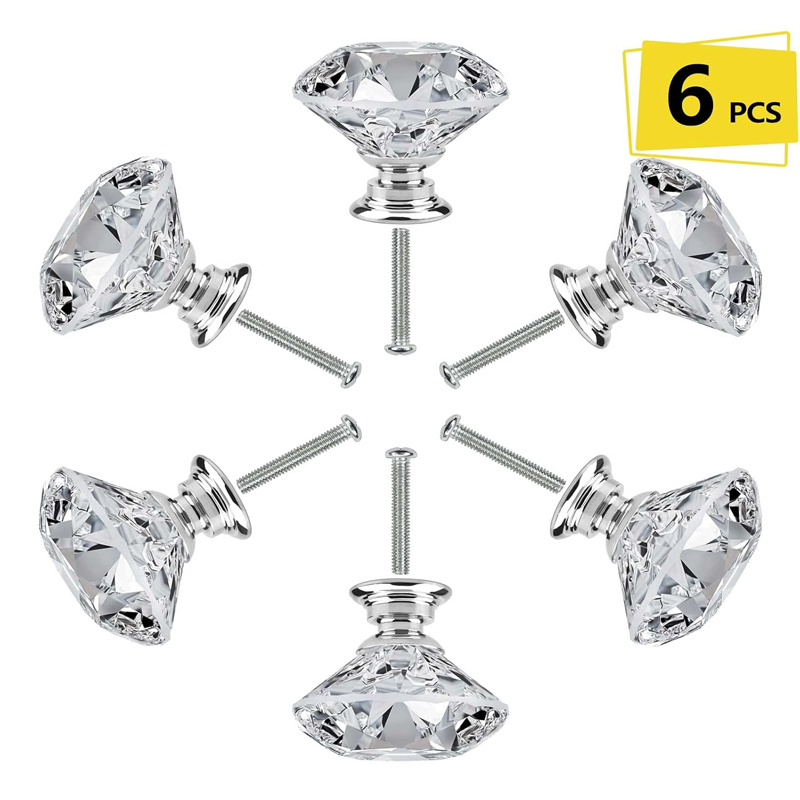 6Pcs Cabinet Knob with Screws  - Furniture Hardware Design 评论和价格