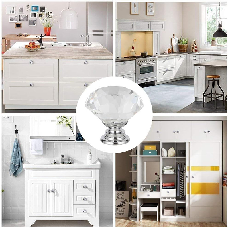 6Pcs Cabinet Knob with Screws  - Furniture Hardware Design 评论和价格