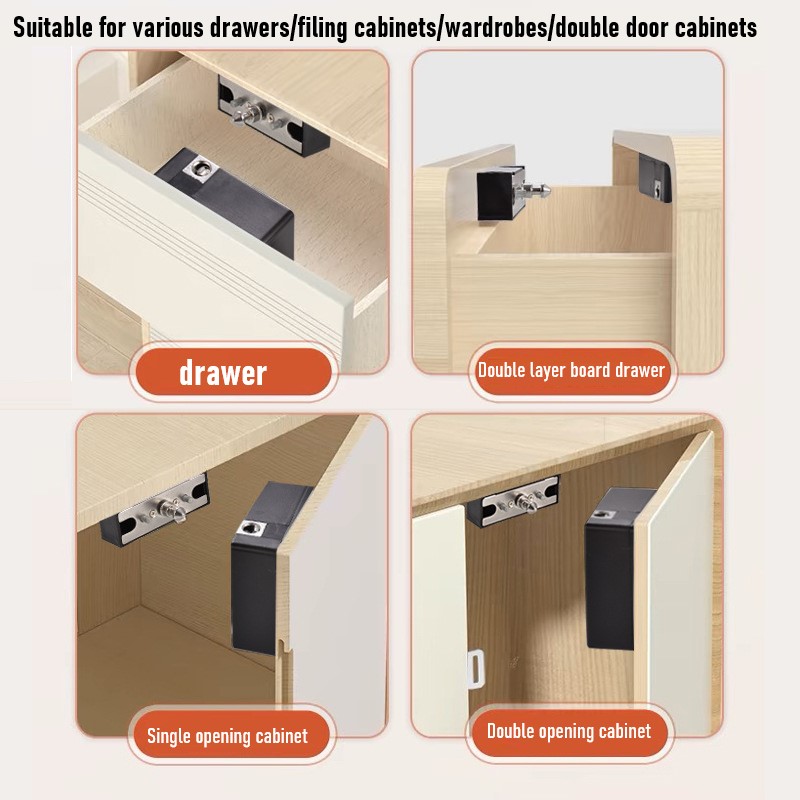Tuya Smart Cabinet Door Lock K - Furniture Interlocking Hardware 评论和价格
