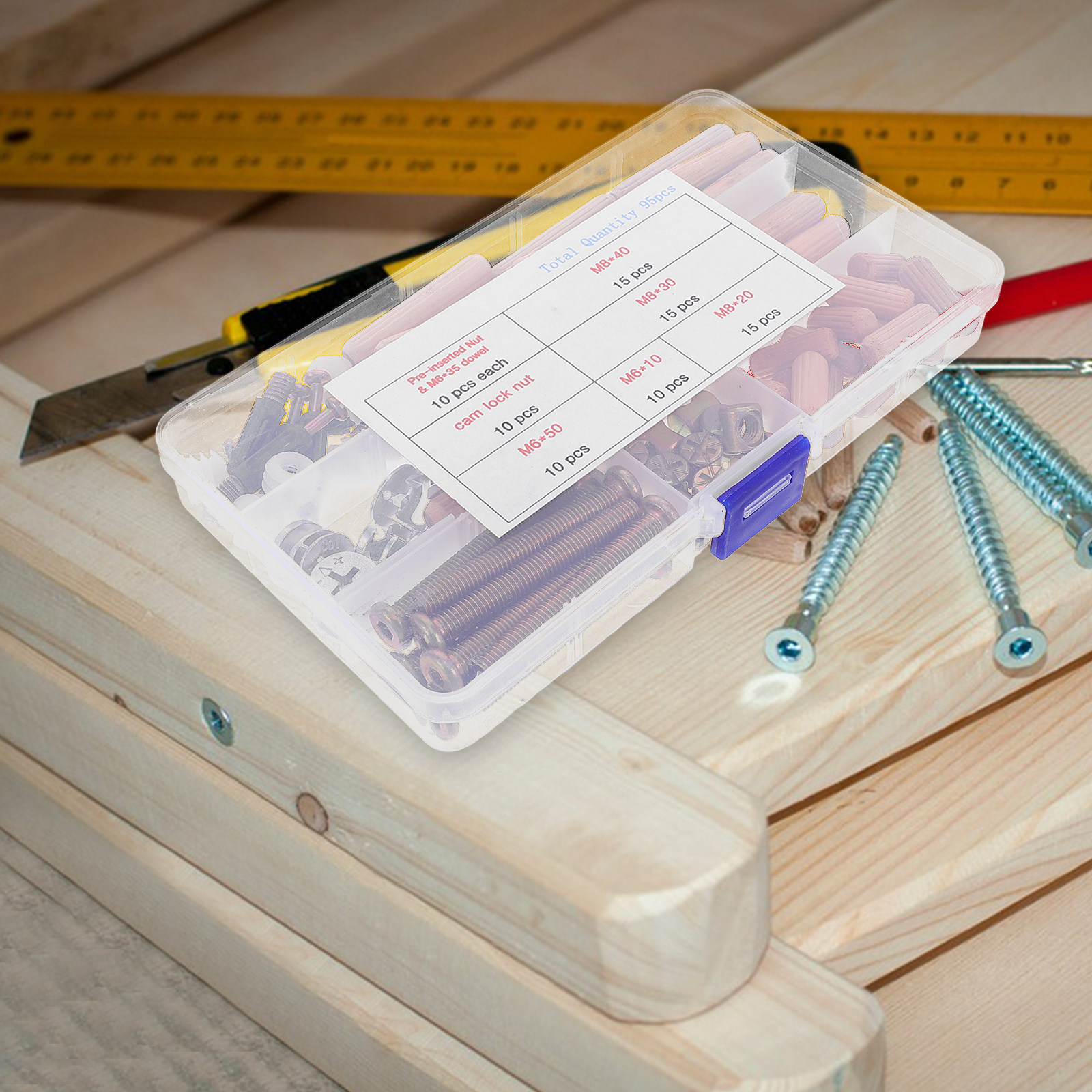95Pcs Bunk Bed Hardware Connec - Furniture Hardware For Bed 评论和价格