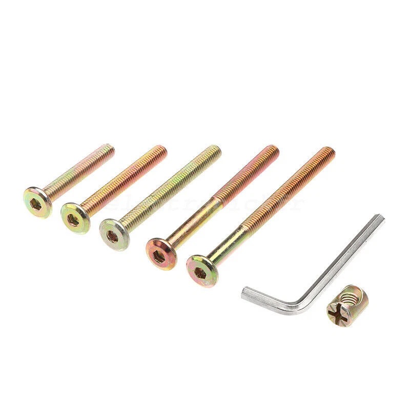 50pcs Zinc Plated Furniture Sc - Furniture Hardware Barrel Nut 评论和价格