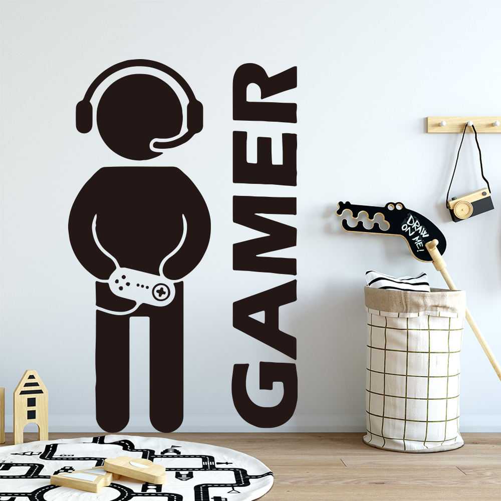1pc Gamer Wall Art Decal For K - Furniture Hardware Design 评论和价格