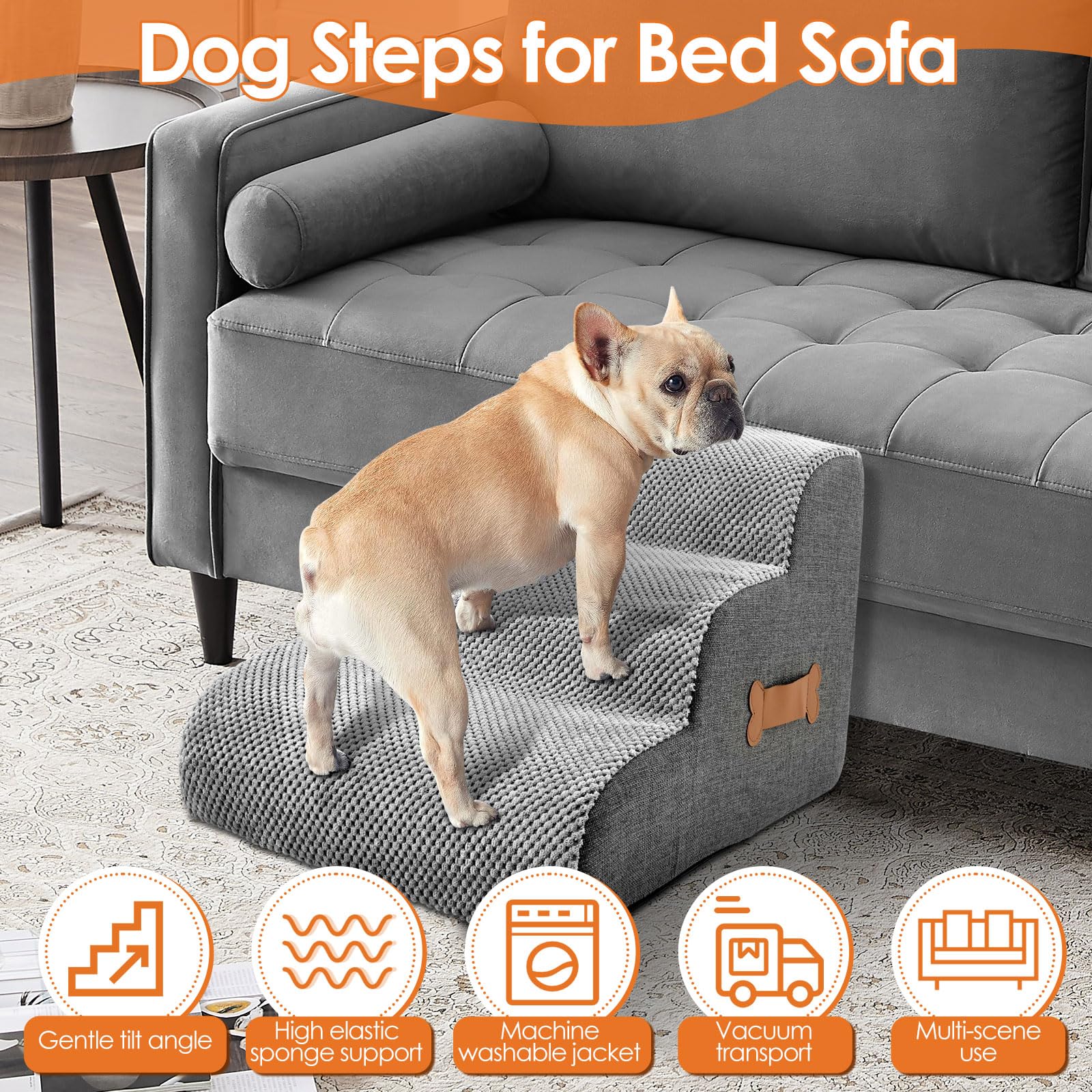 Ladder Puppys Stairs Pets Bone - Furniture Hardware For Bed 评论和价格