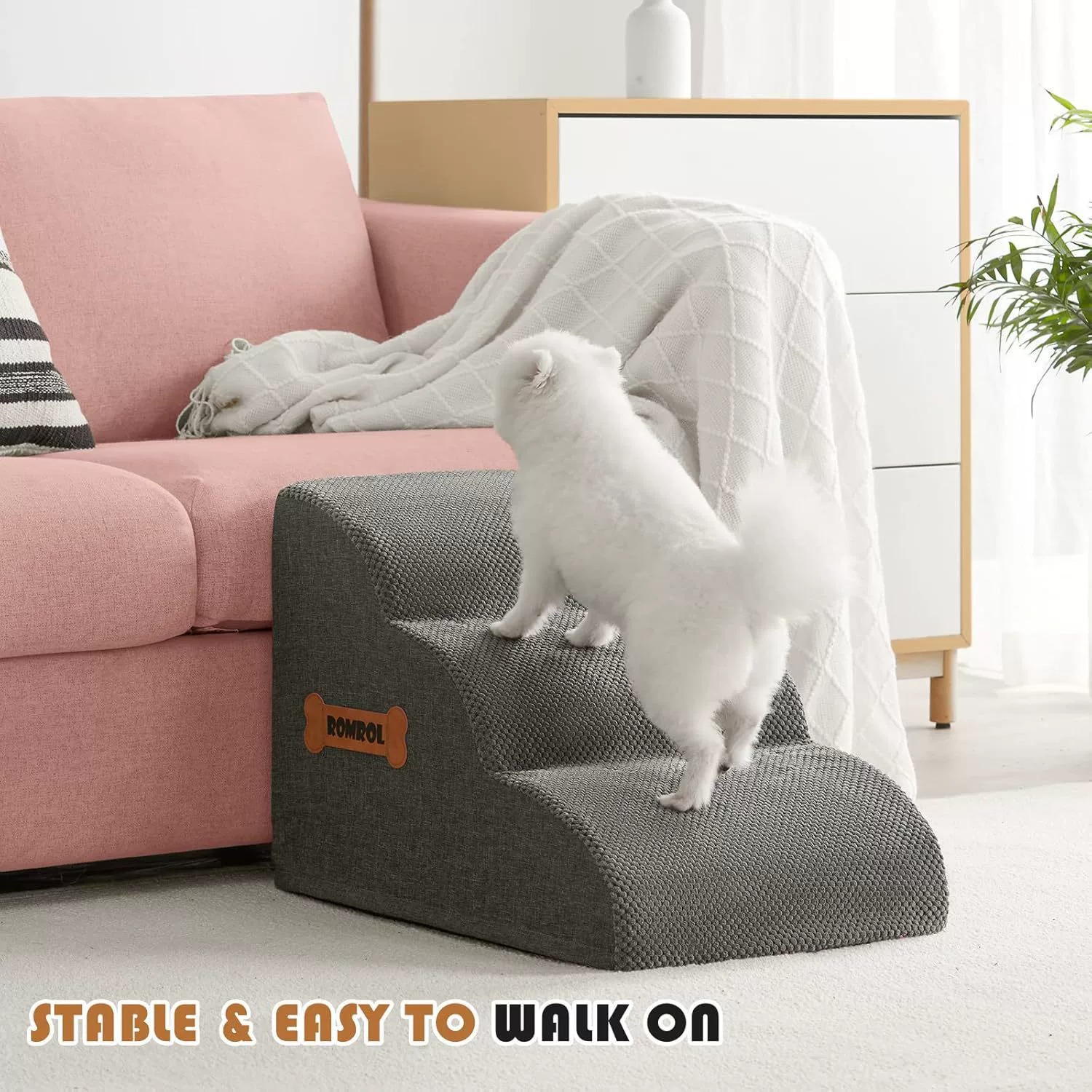 Ladder Puppys Stairs Pets Bone - Furniture Hardware For Bed 评论和价格